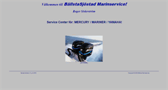 Desktop Screenshot of marinservice.nu