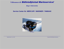 Tablet Screenshot of marinservice.nu
